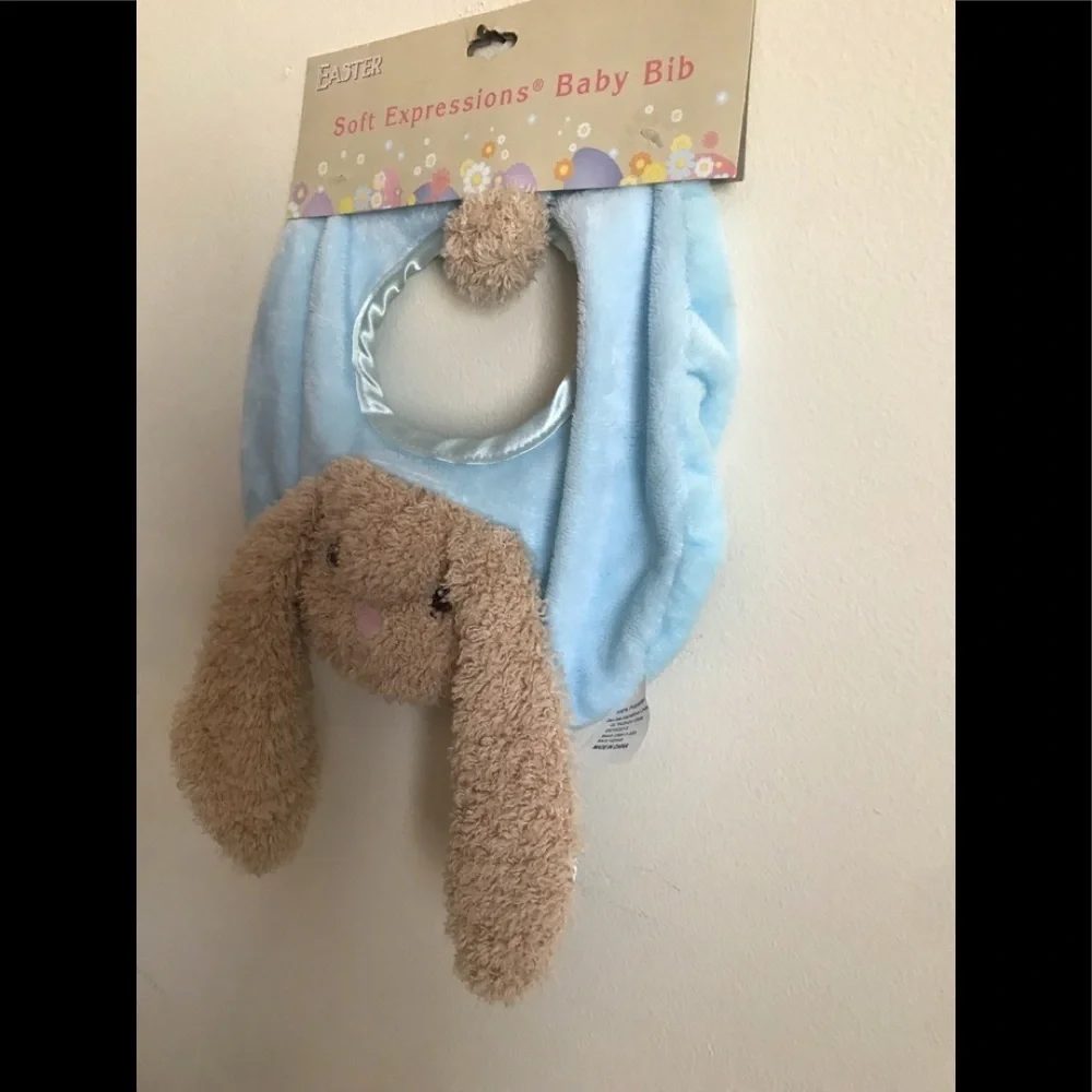 2013 Easter Bunny Soft Baby Bib